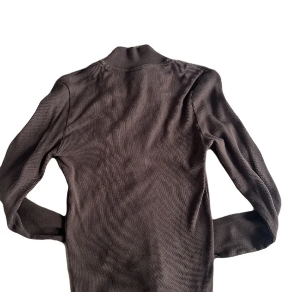 TNA Ribbed Half Zip Top - Picture 3 of 3